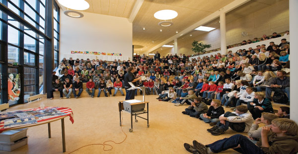 Troldtekt at Brædstrup School